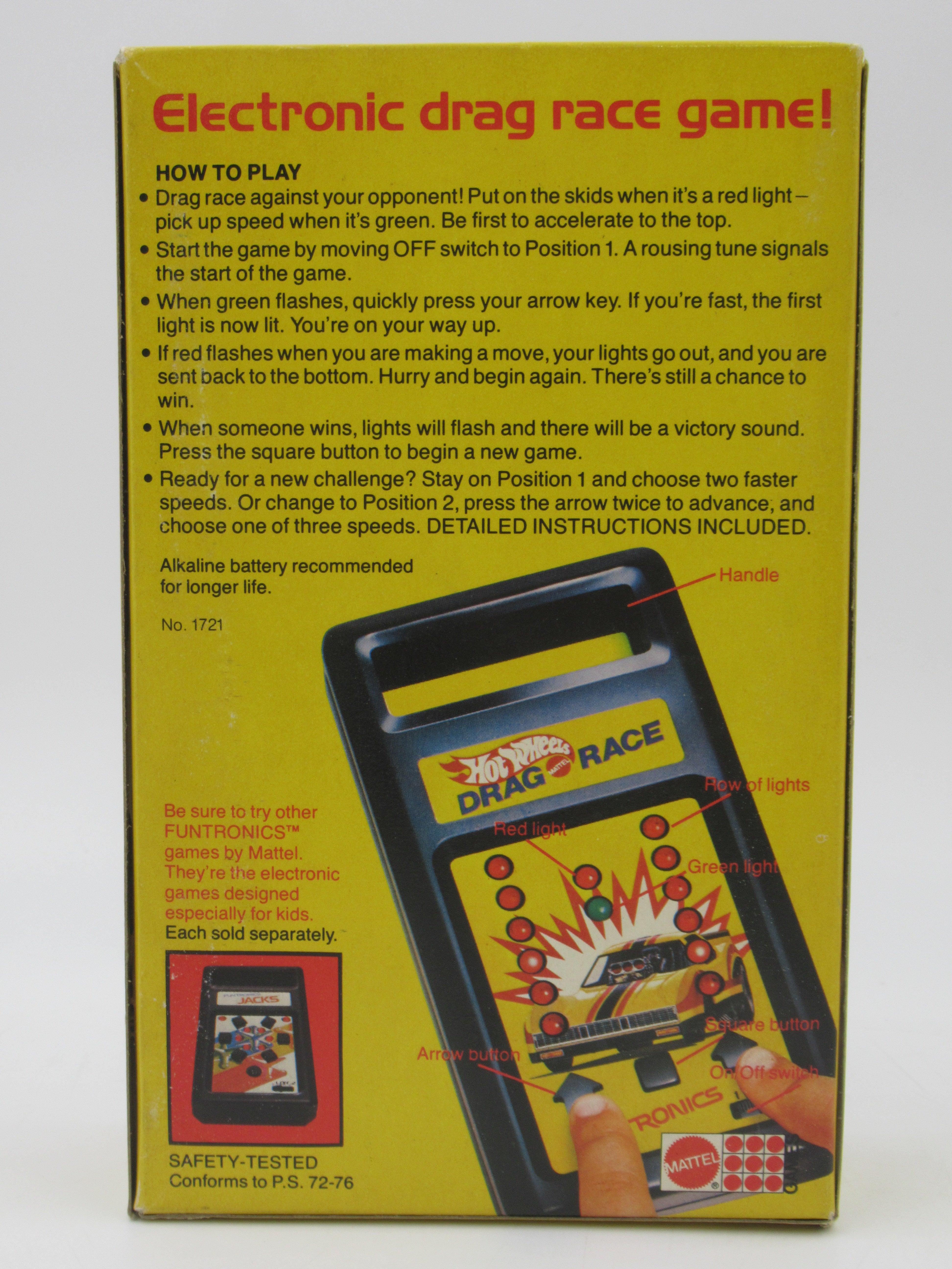 HOT WHEELS Sealed Funtronics Game - Mattel Electronics (1979) Vintage Toy